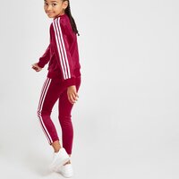 ADIDAS KOMPLET (G)VELVET CREW LEGGINS ic5603 kolor bordowy