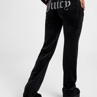 Spodnie damskie JUICY COUTURE SPODNIE DMNT LOGO VLR PANT BLK jcjdw187101 kolor czarny