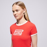 Koszulka damska PUMA T-SHIRT FUTURE.PUMA.ARCHIVE GRAPHIC SLIM TEE 632122 11 kolor czerwony