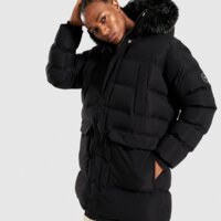 Męska kurtka zimowa SUPPLY&DEMAND KURTKA COMMAND LNG PARKA BLK-BLK WJACKET suptm17874007 kolor czarny