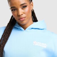 Damska bluza UNLIKE HUMANS BLUZA Z KAPTUREM GOOD DAYS ulhtw10597635 kolor niebieski