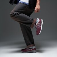 Męskie buty NEW BALANCE 574  ml574evm kolor bordowy