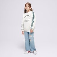 Bluza dziecięca ADIDAS BLUZA (G)LOGO CREW OFF WHT G je0513 kolor biały