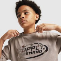 Koszulka dziecięca SUPPLY&DEMAND T-SHIRT OVAL TEE suptjb17827866 kolor brązowy