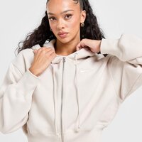 Damska bluza NIKE BLUZA ROZPINANA Z KAPTUREM W NSW PHNX FLC CRP hj0940-104 kolor beżowy