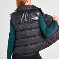 Damski bezrękawnik THE NORTH FACE   BEZRĘKAWNIK LOGO HOODED PADDED GILET nf0a7zi2jk31 kolor czarny