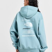 Damska bluza THE NORTH FACE BLUZA Z KAPTUREM TECH GRPH HD BLU nf0a8eb94261 kolor niebieski