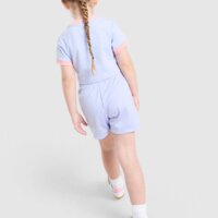 ADIDAS KOMPLET T-SHIRT&SZORTY ks4819 kolor fioletowy