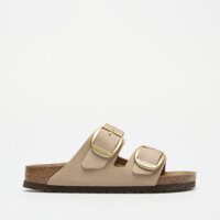 Klapki damskie BIRKENSTOCK ARIZONA BIG BUCKLE LENB SANDCASTLE 1024064 kolor beżowy