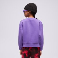Bluza dziecięca JORDAN BLUZA TAKE FLIGHT SNAP CREW GIRL 45c808-p44 kolor fioletowy