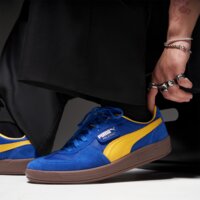 Męskie buty PUMA PALERMO VINTAGE UPDATE 40136402 kolor niebieski