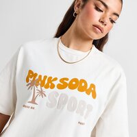 Koszulka damska PINK SODA T-SHIRT TOPEKA BF T CREAM psstw11833269 kolor beżowy
