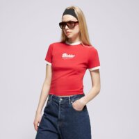 Koszulka damska DICKIES T-SHIRT LEWISTOWN RINGER SS TEE W dk0a4z8i0er1 kolor czerwony