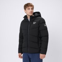 Męska kurtka zimowa REEBOK KURTKA ZIMOWA STRETCH PUFFER omrb1567_black kolor czarny