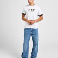 Koszulka męska EMPORIO ARMANI 7 T-SHIRT TAPE LL T WHT/GLD/BLK af132447m001152u0002 kolor biały