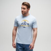 Koszulka męska TIMBERLAND T-SHIRT MOUNTAIN GRAPHIC SS TEE tb0a41zq9401 kolor niebieski