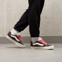 Męskie buty VANS KNU SKOOL vn0009qcbf21 kolor brązowy