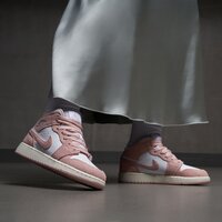 Buty dziecięce AIR JORDAN 1 MID  fn7432-161 kolor biały