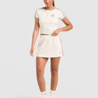 Koszulka damska ADIDAS T-SHIRT BABY kx9865 kolor beżowy