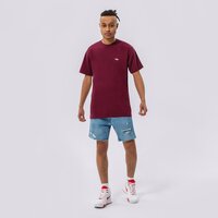 Koszulka męska VANS T-SHIRT MN LEFT CHEST LOGO TEE BURGUNDY vn0a3czebrg1 kolor bordowy