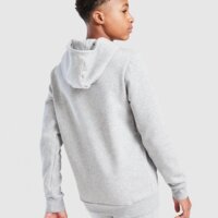 Bluza dziecięca ADIDAS BLUZA Z KAPTUREM JB FLEECE HD kc8848 kolor szary