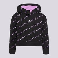 Bluza dziecięca JORDAN BLUZA Z KAPTUREM (G)ESS AOP OH HD BLK/PR 45c161-023 kolor czarny