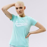Koszulka damska CONVERSE T-SHIRT WMN NOVA CENTER FRONT LOGO TEE 10018268-a12 kolor miętowy