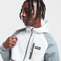 MCKENZIE BLUZA Z KAPTUREM BASE PLY FZ HD BLK-WHT mcktm16343010 kolor biały