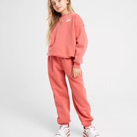 Bluza dziecięca NIKE BLUZA G NSW CLUB FLC OVRSZD CREW LBR G fd2923-655 kolor koralowy