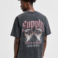 Koszulka męska SUPPLY & DEMAND T-SHIRT CATCHER TEE suptm17468007 kolor czarny