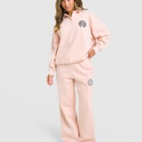 Damska bluza ADIDAS BLUZA COLLAR CREW kt0732 kolor różowy