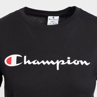 Koszulka damska CHAMPION T-SHIRT CREWNECK T-SHIRT 116578kk001 kolor czarny