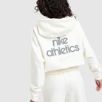 Damska bluza NIKE BLUZA Z KAPTUREM W NK PHNX FLC PO HD LS io1298-133 kolor beżowy