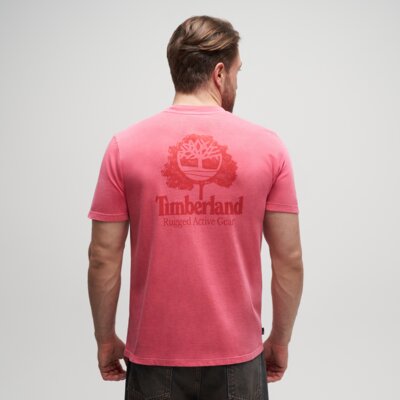TIMBERLAND T-SHIRT RUGGED ACTIVE GEAR BACK GRAPHIC TEE