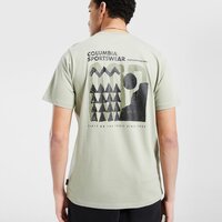 Koszulka męska COLUMBIA T-SHIRT EXPLORERS CANYON™ BACK SS TEE 2036451348 kolor czarny