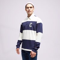 CHAMPION T-SHIRT STRIPED POLO 219181bs561 kolor granatowy