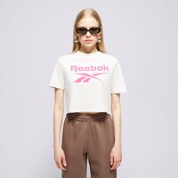 Koszulka damska REEBOK T-SHIRT REEBOK IDENTITY BIG LOGO CROP TEE 100075999 kolor beżowy