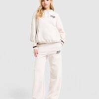 Damska bluza NIKE BLUZA Z KAPTUREM W NSW PHNX FLC OS PO HOOD ir3614-104 kolor beżowy