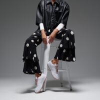 Damskie buty NIKE W AIR FORCE 1 '07 MINI JEWEL ib6543-100 kolor biały