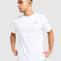 Koszulka męska THE NORTH FACE T-SHIRT M REFLECTIVE SIMPLE DOME nf0a8hdbfn41 kolor biały