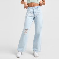 Spodnie damskie HOODRICH SPODNIE FRONT SCRIPT JEAN L'BLU hw01250324 kolor niebieski