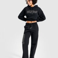 Damska bluza HOODRICH BLUZA Z KAPTUREM BOXY SCATTER CRYSTAL hw03250052 kolor czarny