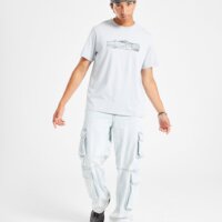 Koszulka męska THE NORTH FACE T-SHIRT FRNT DIGI MTN T GRY nf0a8eh0a0m1 kolor szary