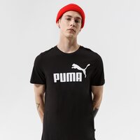 Koszulka męska PUMA T-SHIRT ESS LOGO TEE - PUMA BLACK 58666601 kolor czarny