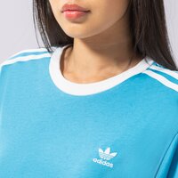 Koszulka damska ADIDAS T-SHIRT 3 STRIPES hc1963 kolor niebieski