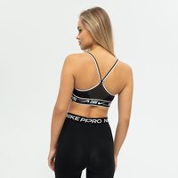 Top damski NIKE TRAINING INDY TAPE SPORTS BRA  dm0560-010 kolor czarny