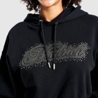 Damska bluza HOODRICH BLUZA Z KAPTUREM BOXY SCATTER CRYSTAL hw03250052 kolor czarny