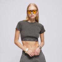 Koszulka damska ADIDAS T-SHIRT RIB SS TOP jd0041 kolor szary