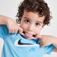 NIKE KOMPLET DBL SWSH TEE/SHT BLU B fnzn0147 kolor niebieski