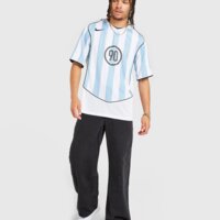 Koszulka męska NIKE T-SHIRT M NK DF T90 ENERGY JSY 4 ib4214-422 kolor niebieski